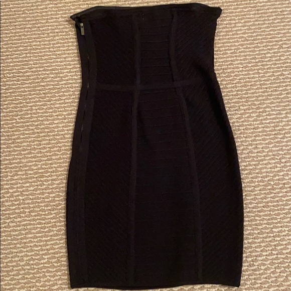 🔥🔥 STRETTA Black Strapless Bandage Dress - Picture 6 of 8